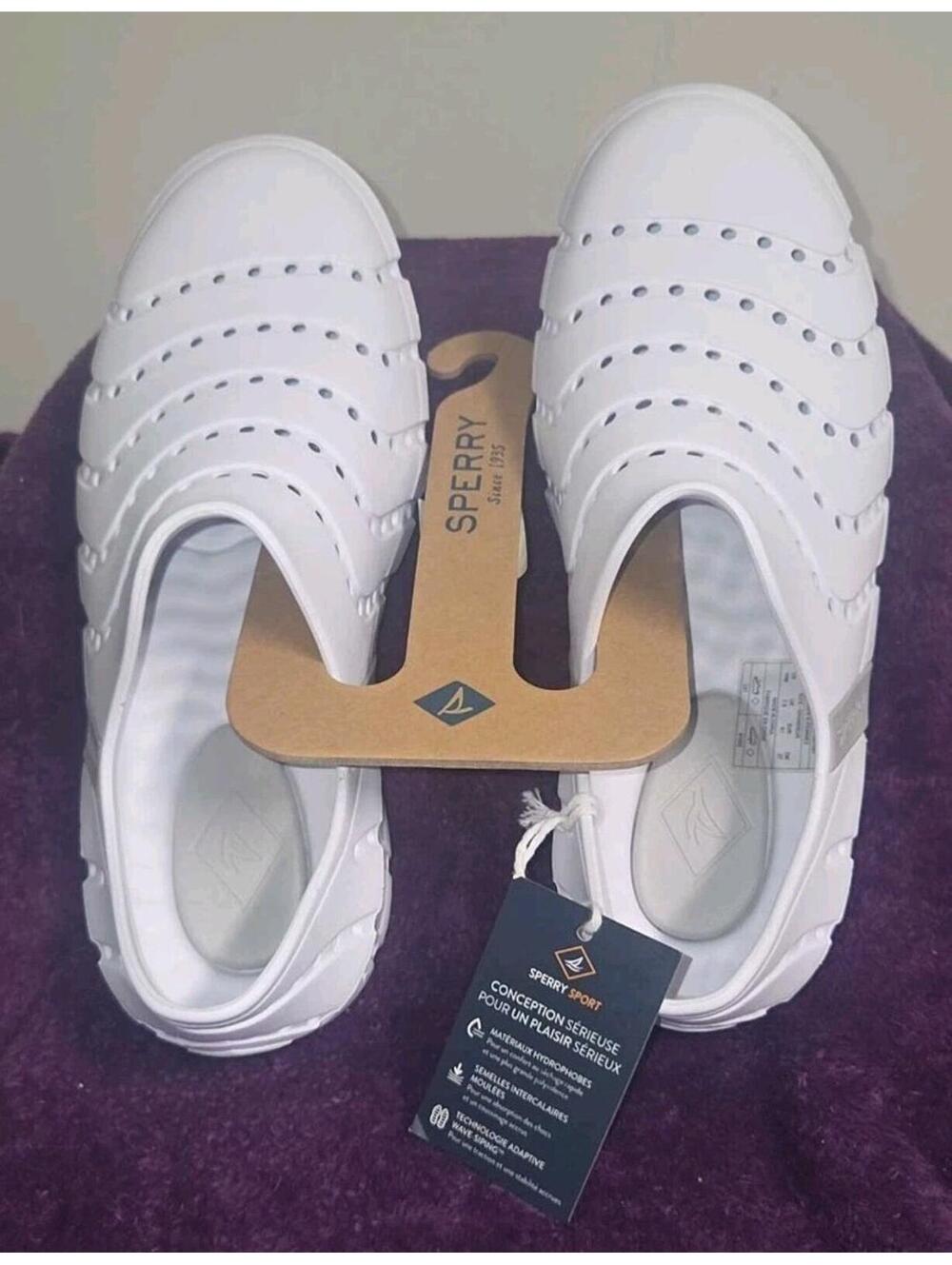 Sperry Women's Water Strider Shoes STS87581 White Size 10 NWT